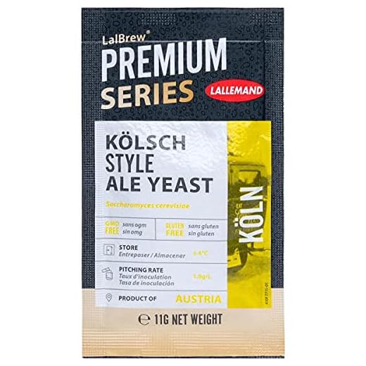 Koln Kolsch Style Ale Yeast (Lallemand) - 11 g (Pack of 5)