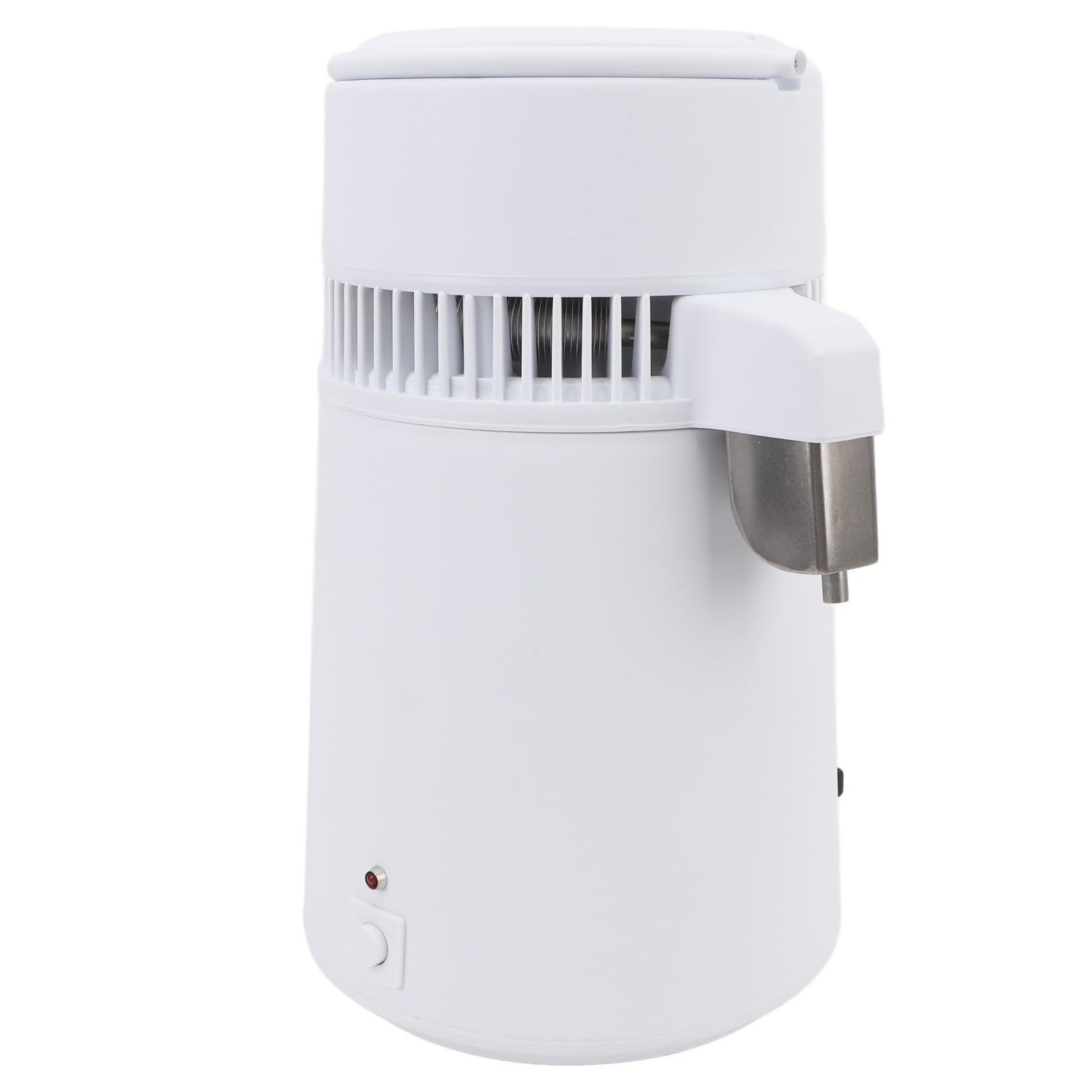 Fdit Destilador de Agua de 750W Acero Inoxidable 4L Apagado Automático Auto Power Off para Cocina Laboratorio Belleza CPAP (Enchufe europeo 220V)