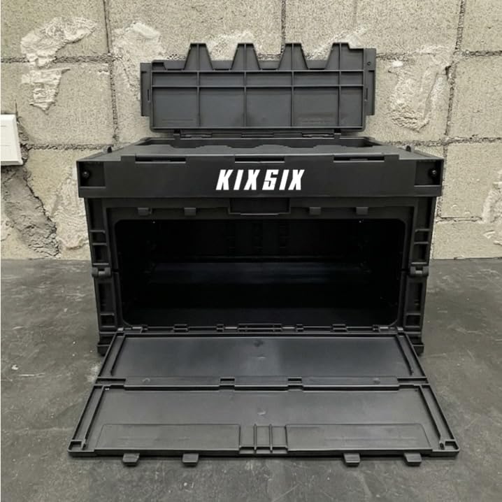 Amazon.co.jp: KIXSIX(キックスシックス) 折り畳みコンテナ 50L 収納