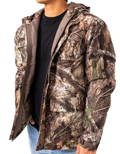 Realtree Men's Camo Hunting Insulated Cold Weather Parka Jacket - Wind-proof, Mid-weight and Super Warm2