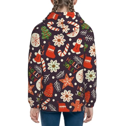 Winter Holiday Christmas Kids Pullover Hoodies Boys Sweatshirts Girls Athletic Clothes with Pocket4