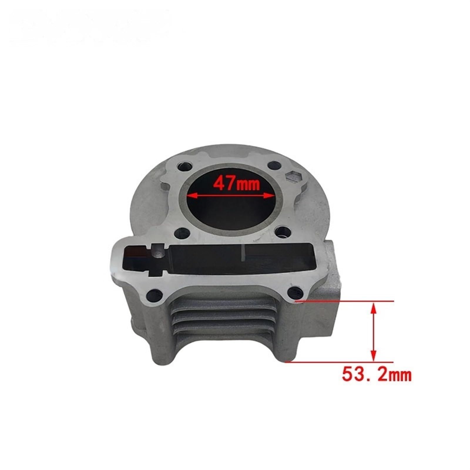 Motocykl 47mm tłok cylindra 13mm Pin pierścień zestaw uszczelek dla GY6-80 GY6 80 80cc 139QMA 139QMB części zamienne do silnika