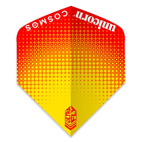 Unicorn Ultrafly Dart Flights | Cosmos Pulsar Design | Big Wing Shape| Ultra Durable 100 Micron Polyester Pet #TOP1