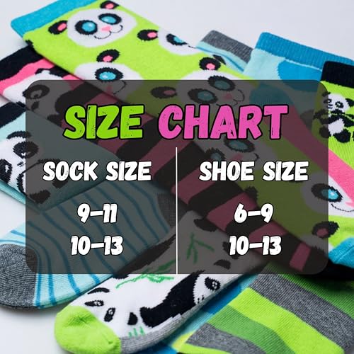 Image of Tipi Toe Women's Fun Patterned Dress Socks, 12-Pack Lightweight Colorful Crew Socks, Casual Novelty Assorted Designs