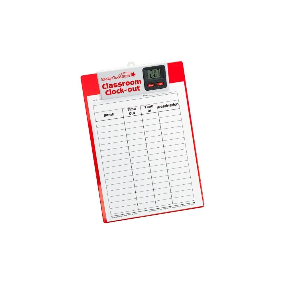 Really Good Stuff Classroom ClockOut Clipboard Turkey Ubuy