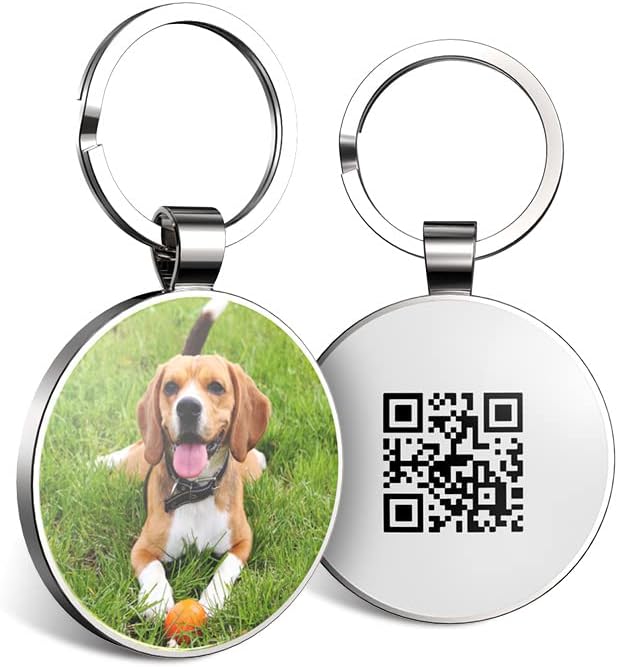 Personalized QR Code Pet ID Tags – Custom Dog & Cat Names, Free Online&Scan QR Receive Instant Location Alert Email Personalized QR Code Pet ID Tags – Custom Dog & Cat Names, Free Online&Scan QR Receive Instant Location Alert Email