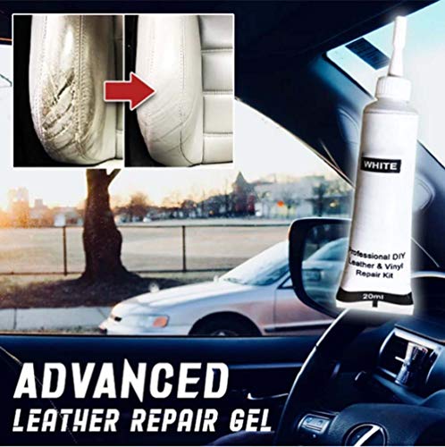Advanced Leather Repair Gel, crema de reparaci�n de cuero, el mejor cuidado del cuero, restaurador de muebles, chaqueta, zapatos, sof� o asiento para el autom�vil (PC 1, Negro)