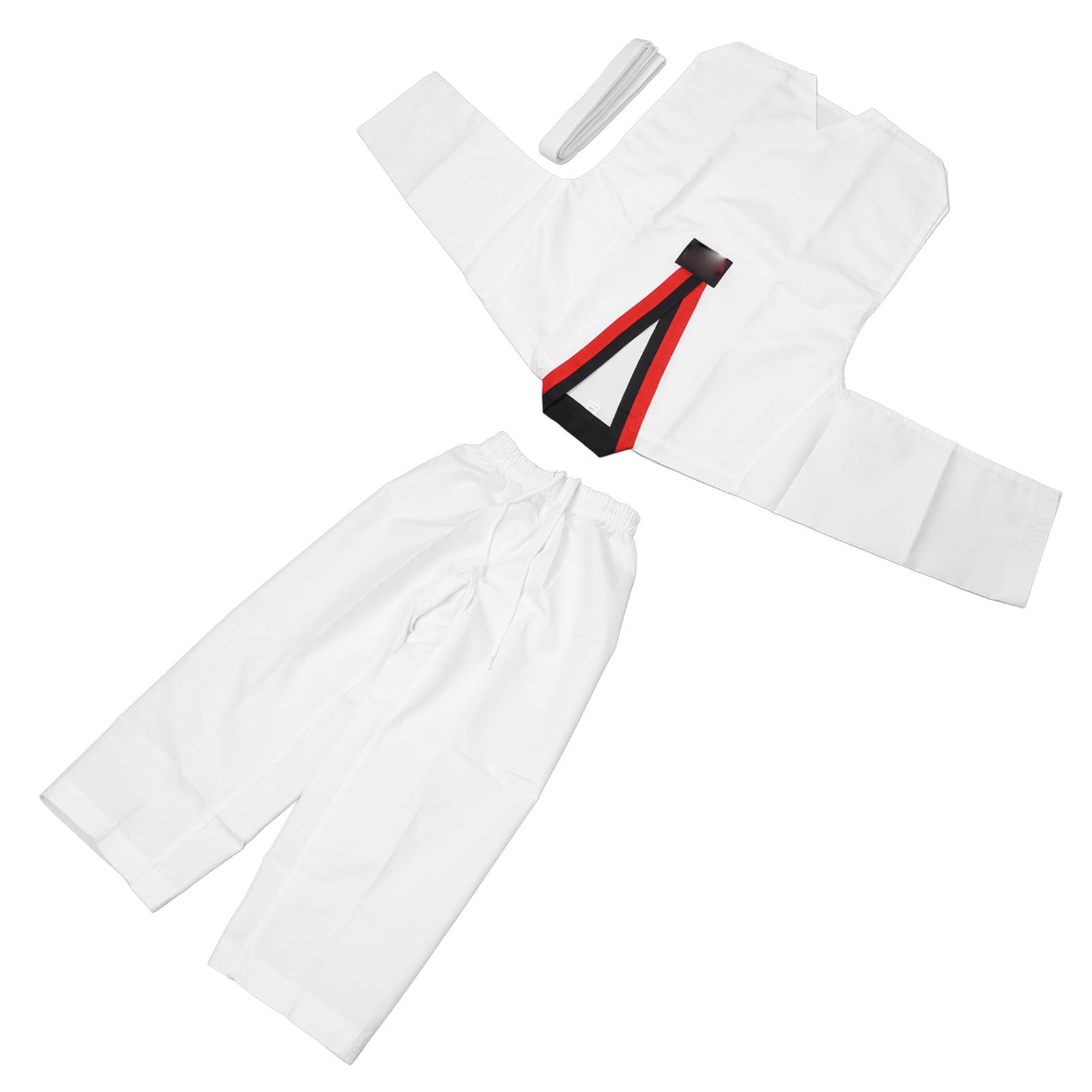 VGEBY Tuta Taekwondo, Taekwondo Uniforme da Allenamento Confortevole Traspirante per Bambini Altezza 136-146cm