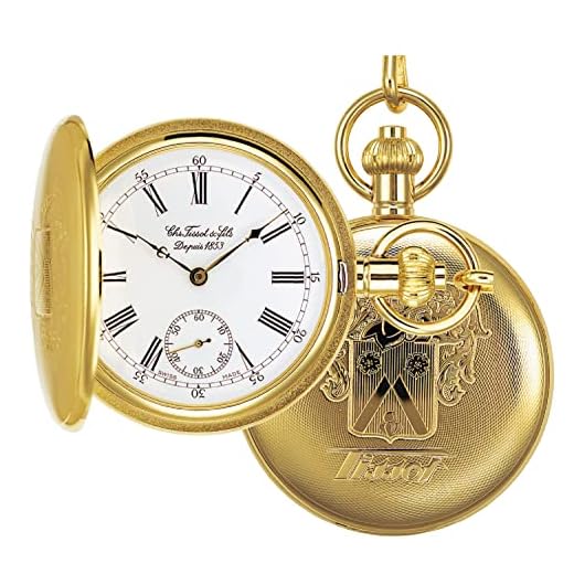 TISSOT TASCA SAVONETTE MECHANICAL CARICA MANUALE CASSA OTTONE DORATO T83.4.451.13