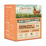 5LB Dried Black Soldier Fly Larvae for Chicken– 85X More Calcium Grubs Than Mealworms for Strong Eggshells & Healthy Growth - High Protein for Chickens, Birds, Ducks, Geese & Pets