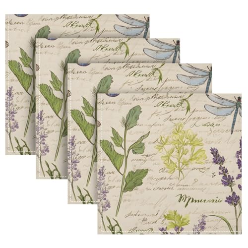Servilletas de Tela ALAZA Cuadradas 20x20 Pulgadas 4 Piezas miniatura 7