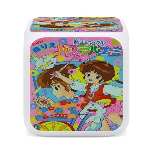 魔法のアイドルパステルユーミ 目覚まし時計 時間どおりに起こす プレゼント カラーチェンジ 多機能 萌え かわいい 時間を決める 時間温度ダブル表示 循環変色