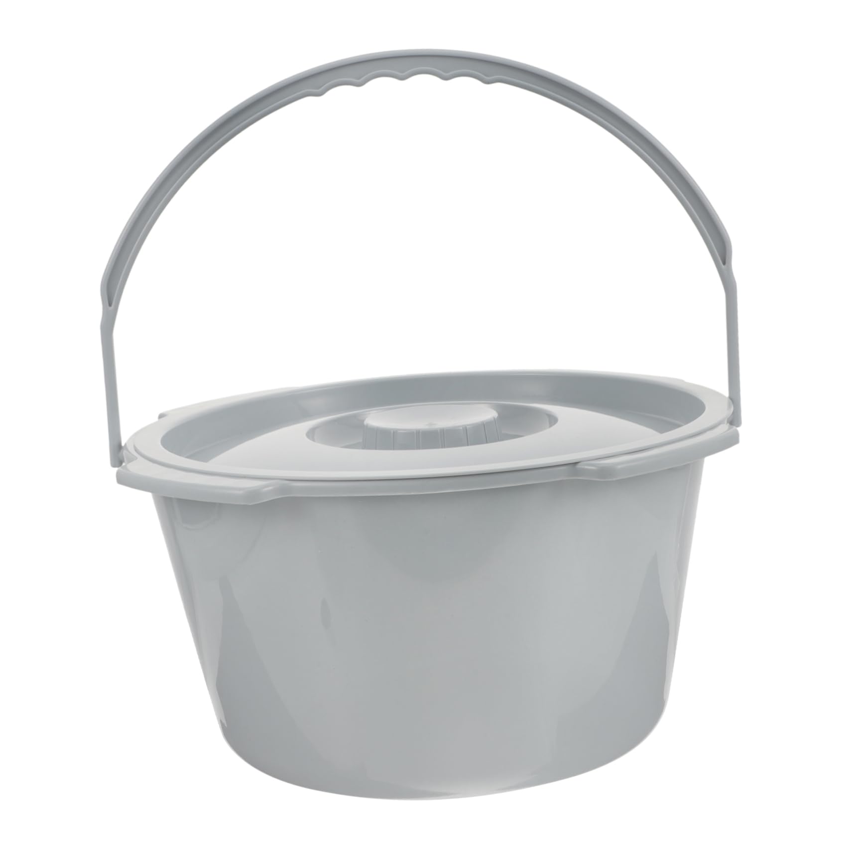 Healeved Pot De Chambre Adulte avec Couvercle Et Poignée Urinoir Portable De Nuit en Plastique Compact pour Personnes Âgées Et Aide À La Mobilité