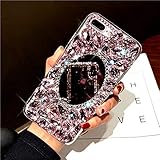 Diamond Case for iPhone 8 Plus/7 Plus Cover,3D Handmade Bling Rhinestone Diamonds Luxury Sparkle...