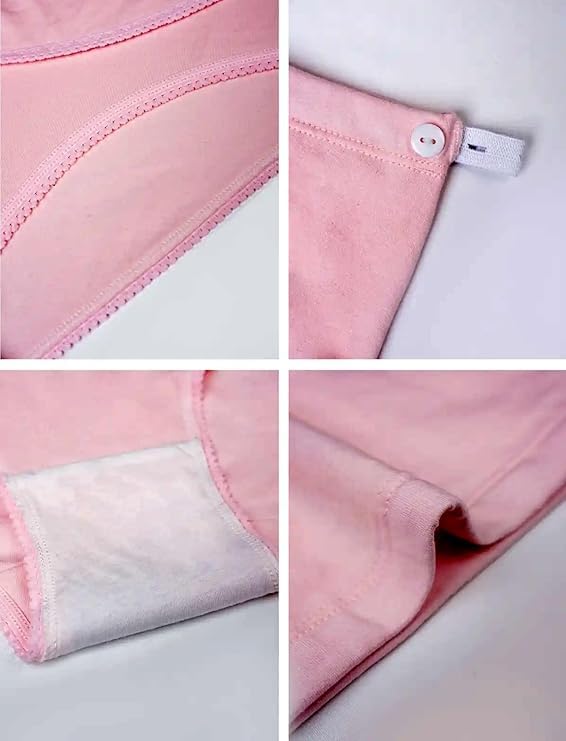 Fashiol Women's High Waist Cotton Stretch Briefs | Full Coverage Maternity Panties | Ideal for Pregnancy & C-Section Recovery (in, Alpha, 9XL, Plus, 7914) 4