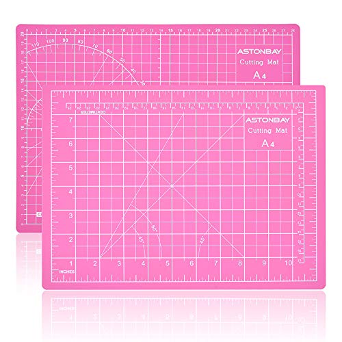 Image of A4 Double-Sided Cutting Mat, Pink