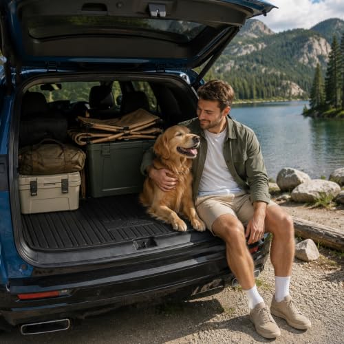 Image of Nilight Cargo Mat for Chevy Traverse GMC Acadia 2024-2026,Buick Enclave 2025 2026