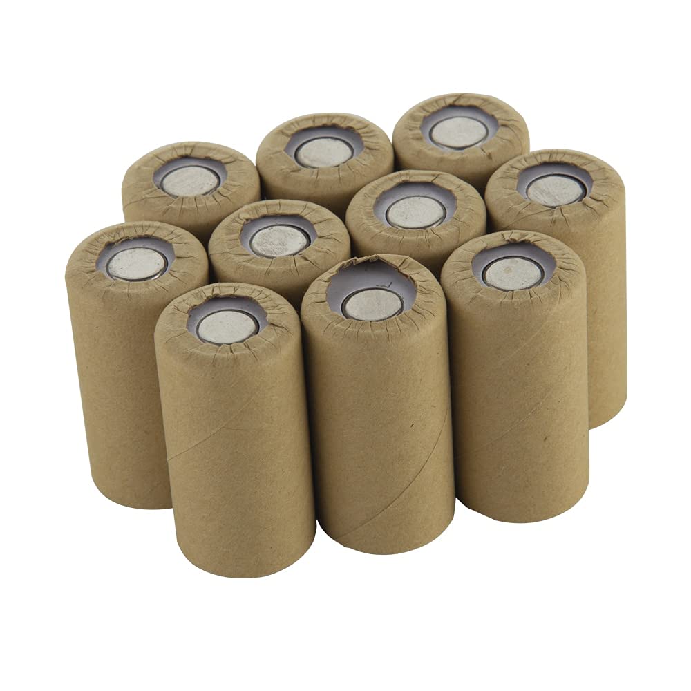 10pcs SC 4000mAh 1.2V Ni-MH Batería recargable 30A 42x22mm Uso en herramientas eléctricas Taladro eléctrico Martillo eléctrico Barredora Aspiradora