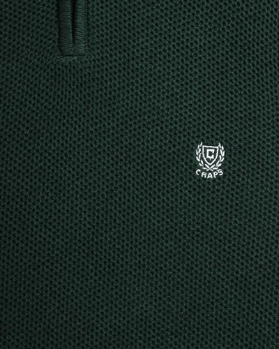 Chaps Men's Pullover Sweater - Classic Fit 100% Cotton Quarter Zip - Honey Comb Mock Neck Sweater for Men (M-2XL)4