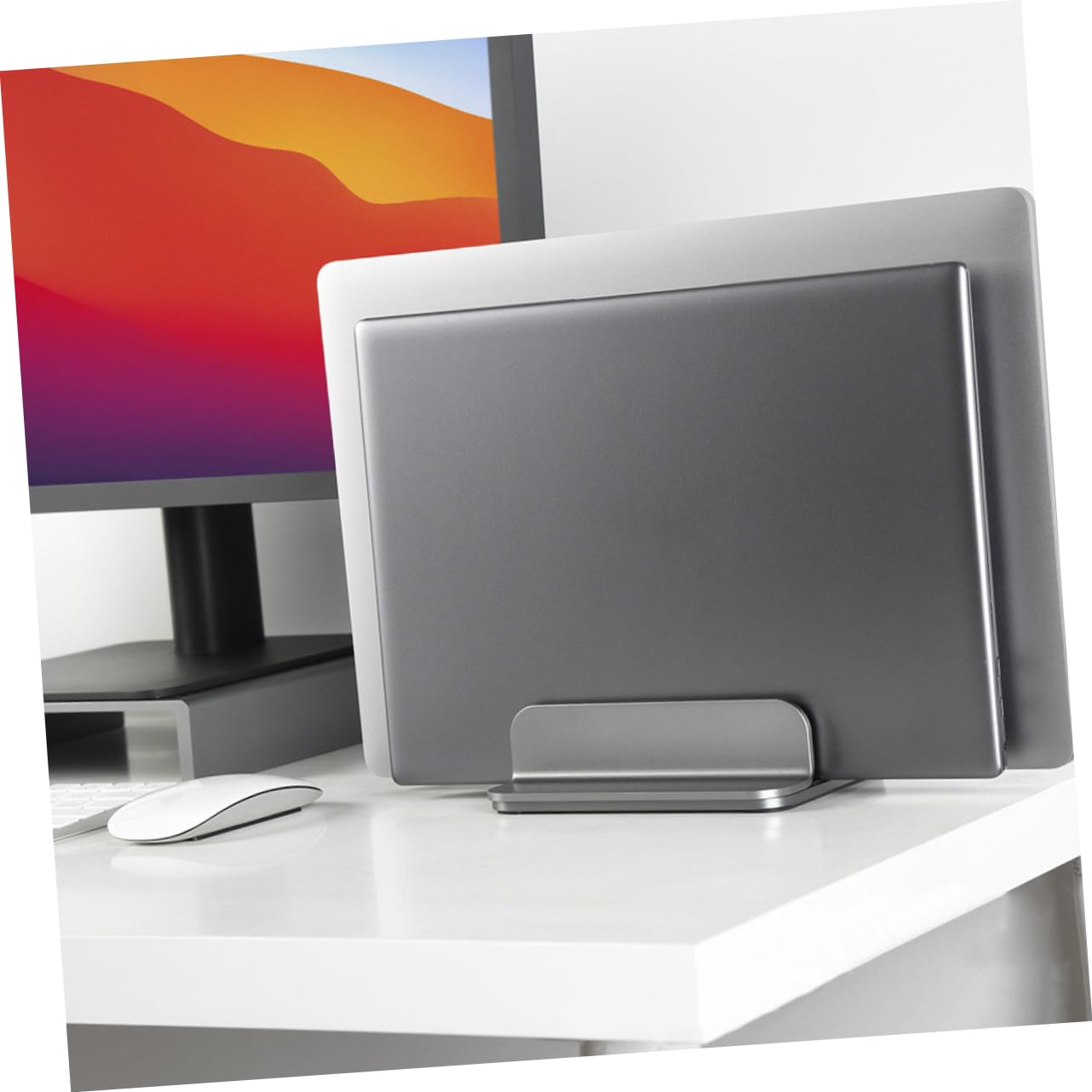 jojofuny Mesa para Portátil Base De Montaje Vertical para Portátil Soporte De Aluminio Soporte Ligero Y para