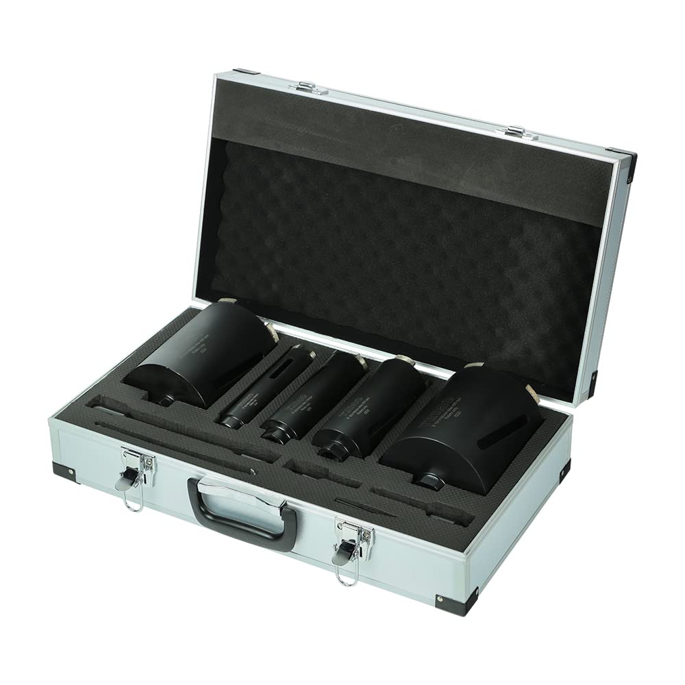 TIMco Zestaw diamentowych rdzeni PDCK5 zawiera rozmiary 172 mm, 52 mm, 177 mm i 38 mm - 5 szt