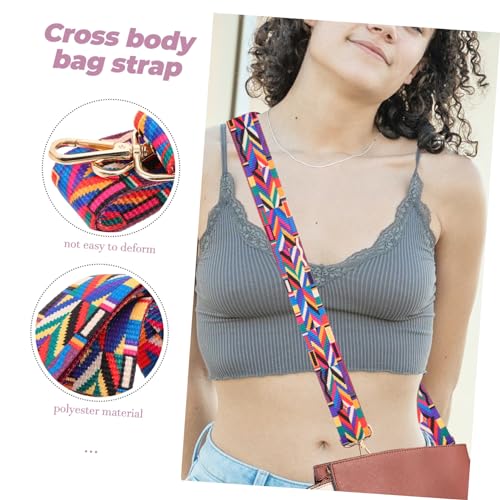 Sangles de sac à main en polyester larges et épaisses tissées - 4