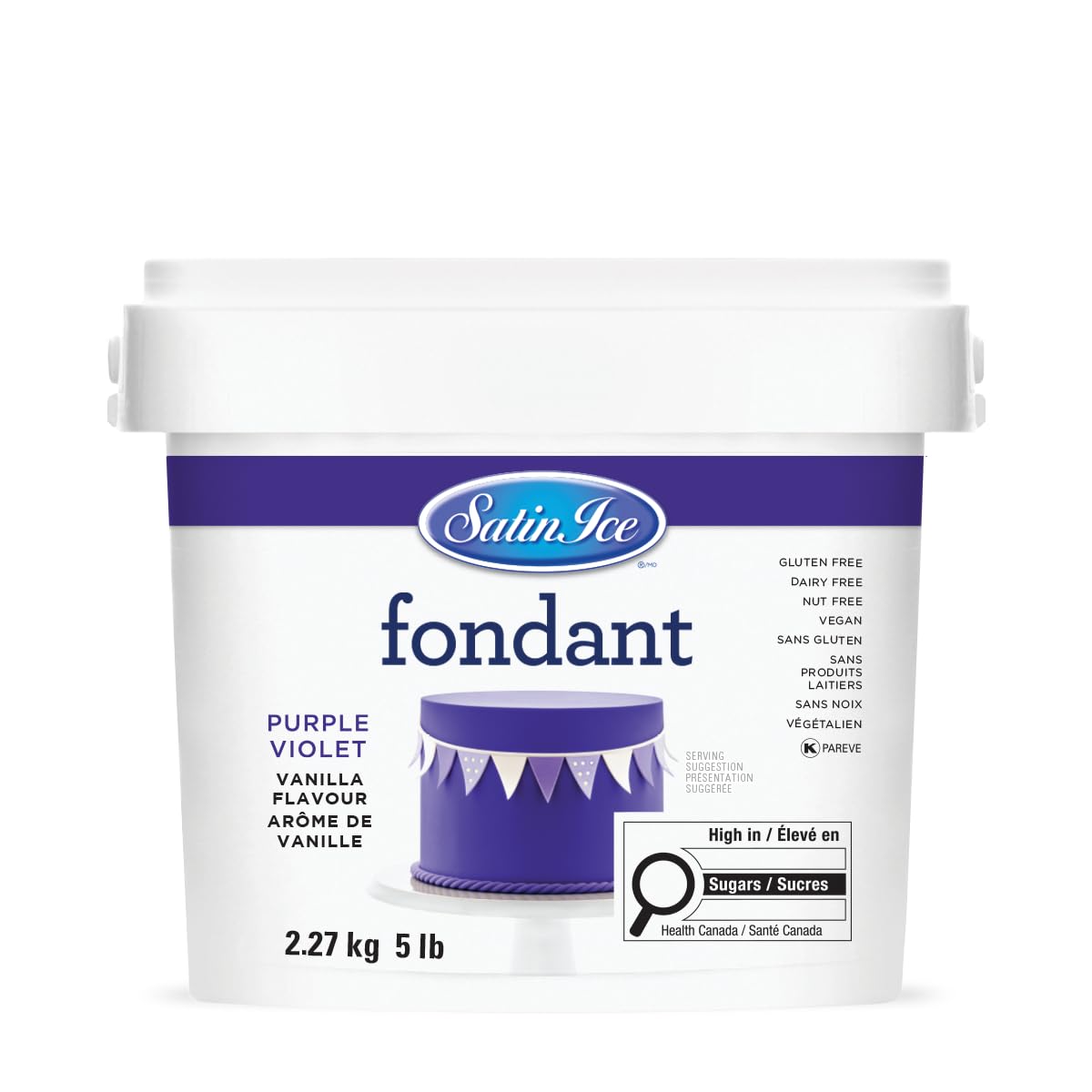Satin Ice Black Fondant, Vanilla, 1 Kilogram — view 15