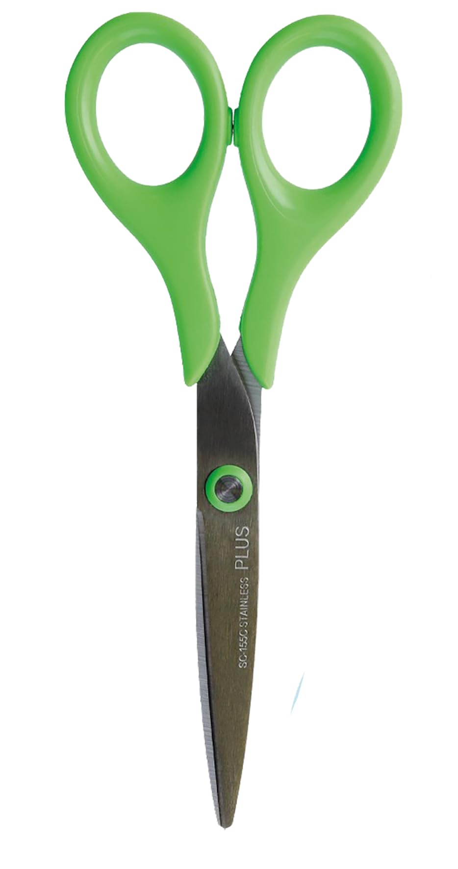 PLUS Juniorschere SC-155C-DP, Präzisionsspitze für filigrane Anwendungen, rostfreier Edelstahl für hohe Langlebigkeit, Display-Inhalt 24 Stück, blau/rosa/grün