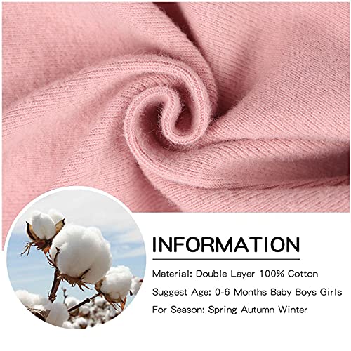 Pesaat Newborn Hospital Hat Preemie Boys Girls Beanie Solid Infant Baby Hats Autumn Winter (4Pack-F, Preemie) #TOP4