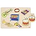 Goki- Puzzles de Madera, Los Instrumentos Musicales, Multicolor (57520)