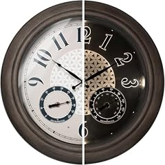Presentime & Co. 18 Inch Illuminated Outdoor Clock, Waterproof Lighted Large Wall Clock with Presentime & Co. 18 Inch Illuminated Outdoor Clock, Waterproof Lighted Large Wall Clock with review