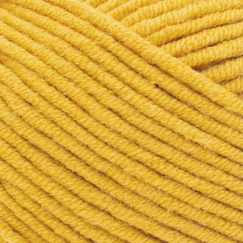 Image of Lion Brand Yarn Made with Love The Cottony One Yarn for Crocheting, Knitting, and Crafts, Gold Medal, 1 Pack