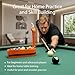 EYLOFORA Precision Pool Ball Rack, Training Rack for Solo Practice, Holds 15 Balls, Pool Triangle Rack for Accuracy & Cue Control, Billiards and Snooker Practice Tool with Maintenance Kit (Orange)