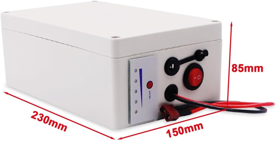 24V 20Ah Lawn Mower Batteries 24 Volts Replaceable Power Tool Lithium Battery Pack for Various Garden Tool Motors with Charger and BMS Protection