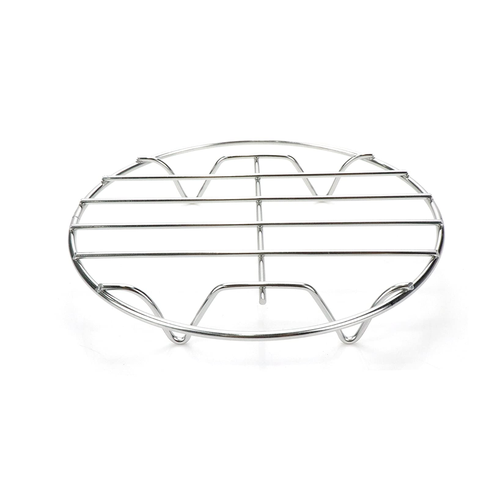 UTALIND 3-Pack Stainless Steel Round Cooling Racks - 6 Inch Diameter, For Baking, Steaming, Canning