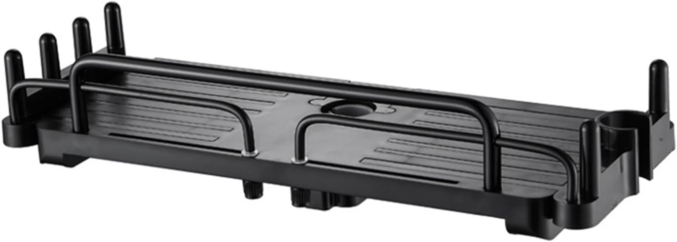 Bathroom Shelves No Need to Punch Holes Bathroom Shelf Adjustable Length ABS Material Floating Shelves Drain Quickly