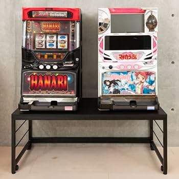 Aスロット製 スロット台アイアンスタンド 拡張サイズ テーブル Amazon | パチスロ・パチンコの高さに丁度良い アイアンスタンド