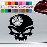1x Yamaha Totenschädel - Aufkleber