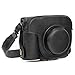 MegaGear "Ever Ready" Protective Black Leather Camera Case, Bag for Canon PowerShot G16