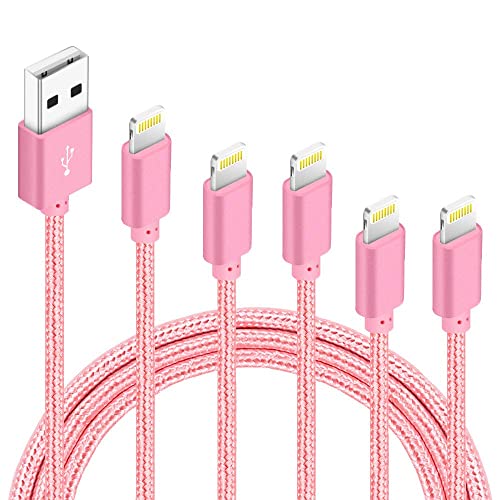 Idison Iphone Lightning Cable Apple Mfi Certified Braided Nylon Fast Charger Cable Compatible Iphone Max Xs Xr 8 Plus 7 Plus 6S 5S 5C Air Ipad Mini Ipod #TOP3
