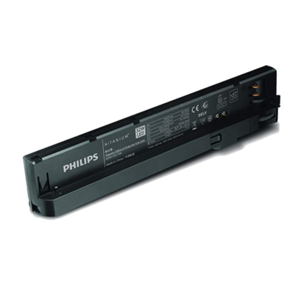 Philips Xitanium LED 3 Phasen Stromschienen CASAMBI In Track Adapter inkl. Treiber 36W 300-1050mA 24-54V schwarz Trafo Netzteil Netzgerät Konstantstromtrafo
