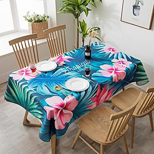 Miniatura 2 de NUER Household Oxford Cloth Tablecloth Pastoral Modern Rectangular Tablecloth Mantel Mesa Mantel Mesa Impermeable Manteles A1 140x180cm