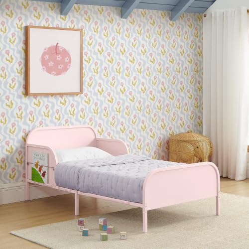 Delta Children Magic Magnet Toddler Bed with Book Storage, Pink - image 8