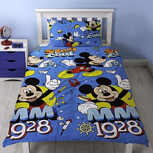Disney Bedding Set | Mickey Mouse Single Duvet Set | Mickey Reversible ...