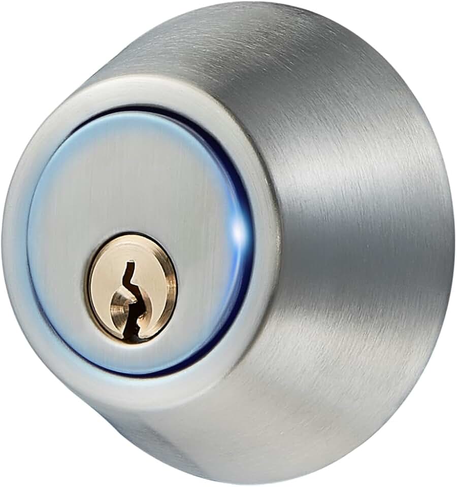 All-new Deadbolt Door Lock Set, ANSI/BHMA Grade 3 Enhanced Security Entry Dead Bolt Level Door Locks for Exterior Front Doors, Satin Brushed Nickle