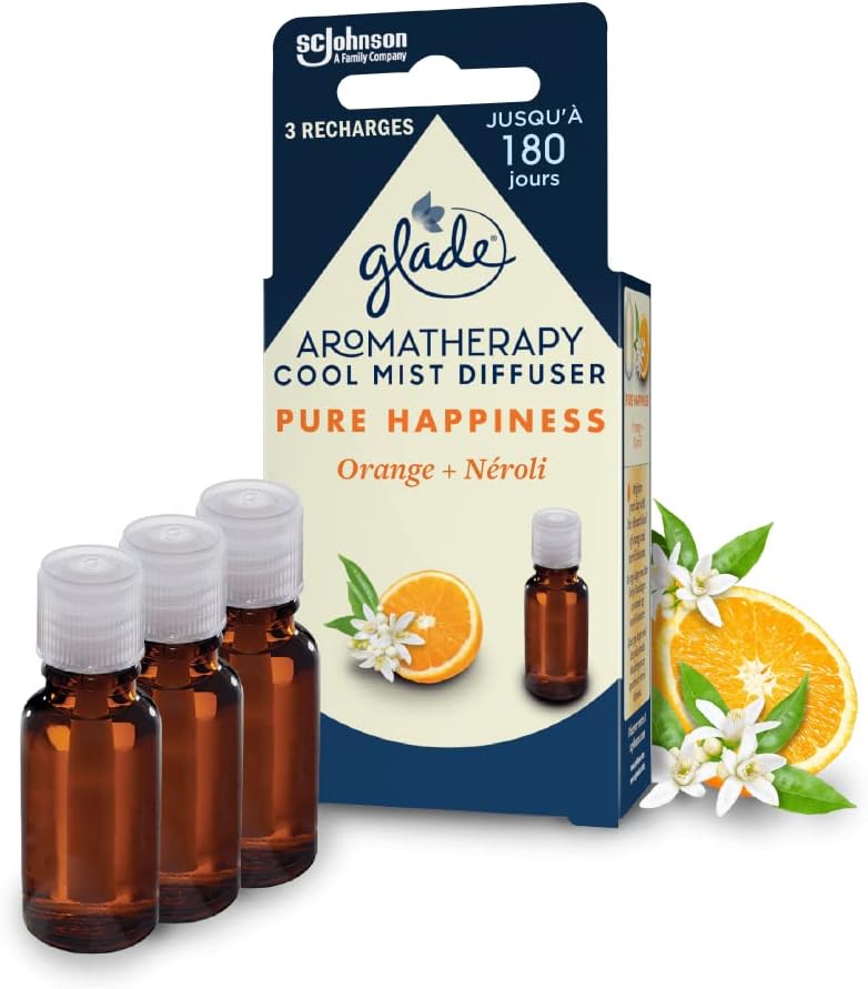 Glade Aromatherapy Recharge Diffuseur Brume Parfumée Huiles