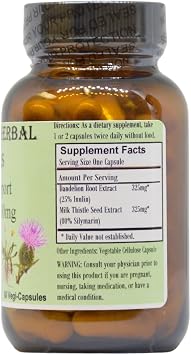 Barlowe's Herbal Elixirs Liver Support Formula | Dandelion Root and Milk Thistle | Clean Lable | Stearate Free | Glass Bottle