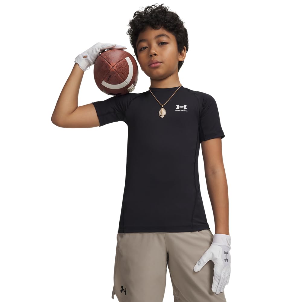 Under Armour Chłopięca koszulka z krótkim rękawem Heat Gear Junior
