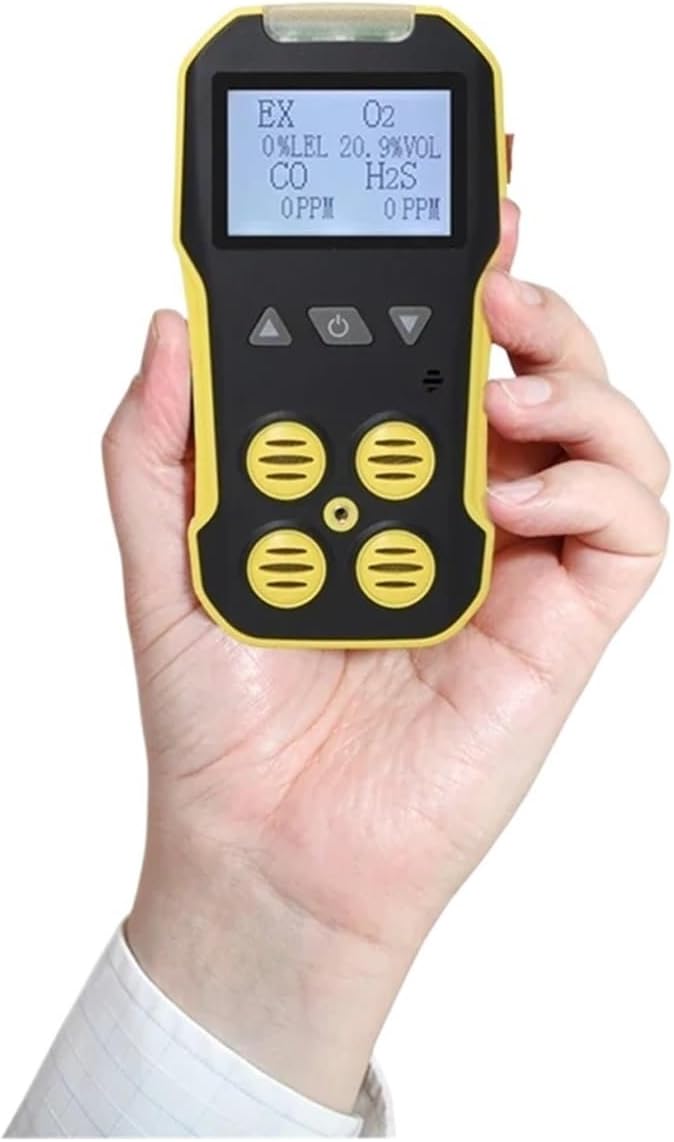 4 in 1 Multi Gas Detector O2 H2S CO LEL Meter Oxygen Hydrogen Sulfide Carbon Monoxide Combustible Leak