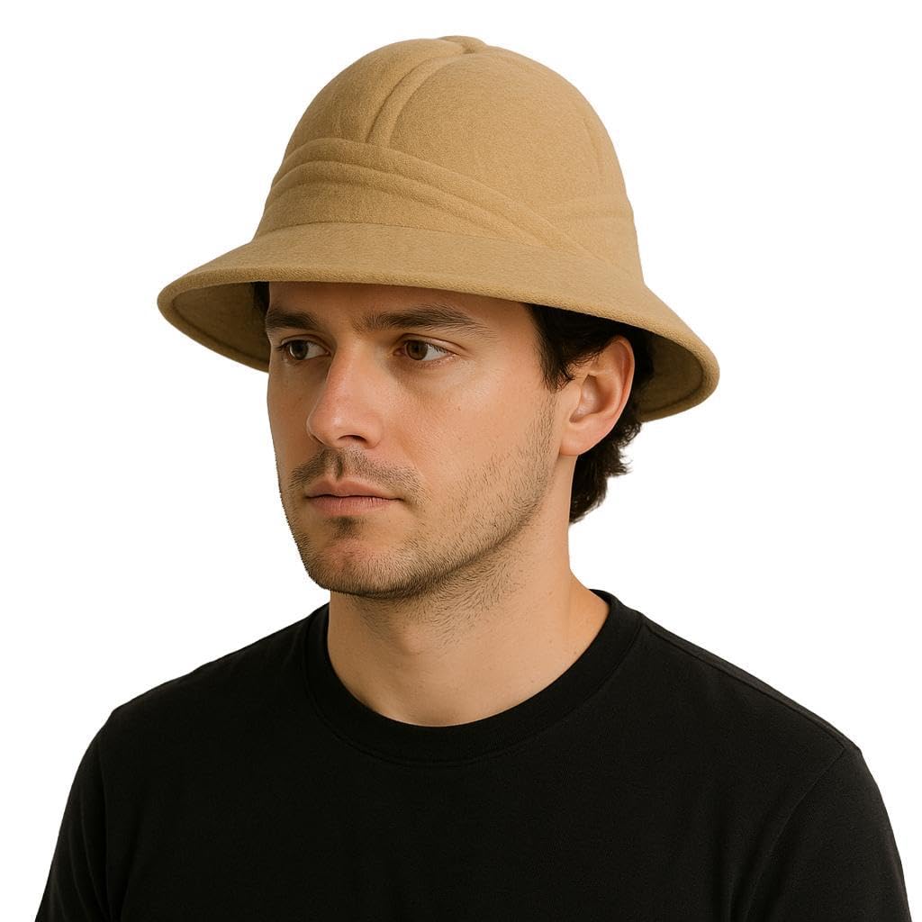 labreeze Jungle Safari Hat for Adults – Explorer Fancy Dress Hat for Safari-Themed Parties, Jungle Costumes, Outdoor Roleplay & Halloween Adventures